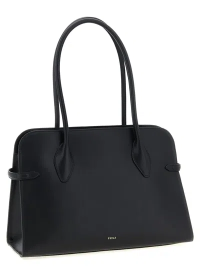 Furla Top Handle Shoulder Bag With Metal Hardware