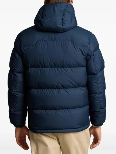 Polo Ralph Lauren Gorham Water-repellent Ripstop Fabric Down Jacket Clothing In Blue