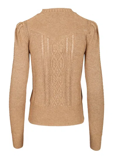 Isabel Marant Étoile Marant Etoile Women Kelia Cotton And Wool Sweater In Brown