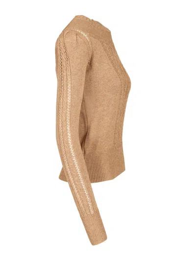 Isabel Marant Étoile Marant Etoile Women Kelia Cotton And Wool Sweater In Brown
