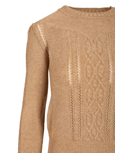 Isabel Marant Étoile Marant Etoile Women Kelia Cotton And Wool Sweater In Brown