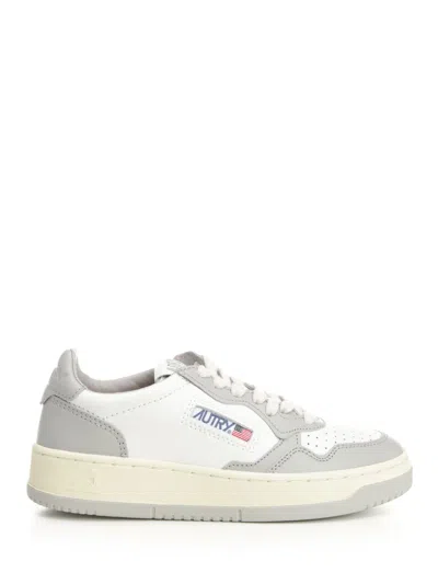 Autry Medalist Low Sneakers Grey In Multi