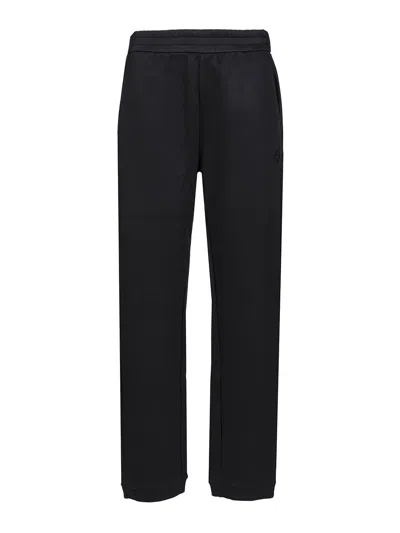 Giorgio Armani Men's Technical Fabric Pants In Black
