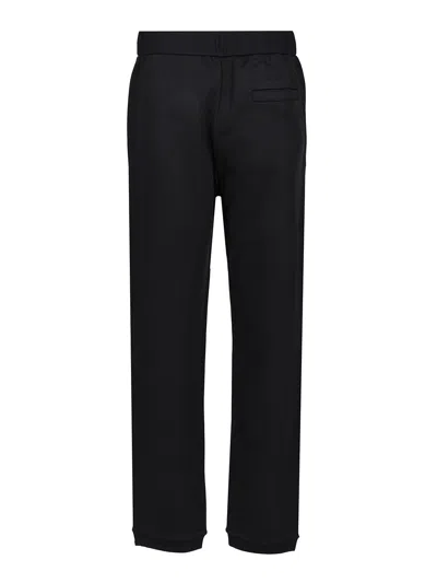 Giorgio Armani Men's Technical Fabric Pants In Black