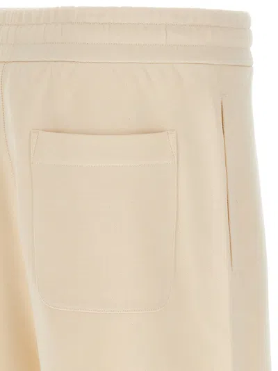 Moncler Genius Donald Glover Bermuda Shorts With Elastic Waistband In Neutral