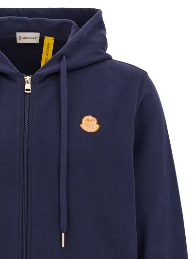 Moncler Genius Moncler X Gilga Farm Designed By Donald Glover Cotton Sweatshirt In Blue
