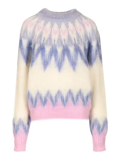 Isabel Marant Étoile Marant Etoile Women Natania Wool Blend Sweater In Neutral