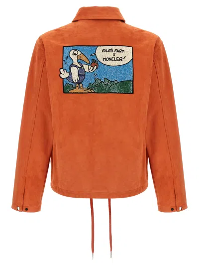 Moncler Genius Moncler X Gilgafarm Navel Jacket By Donaldglover In Orange