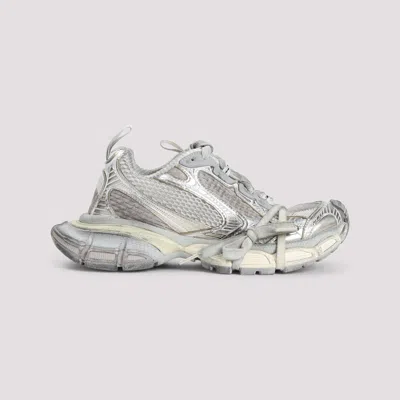 Balenciaga Low Top Sneakers Mesh Upper In Neutral