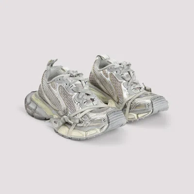 Balenciaga Low Top Sneakers Mesh Upper In Neutral
