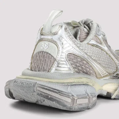Balenciaga Low Top Sneakers Mesh Upper In Neutral