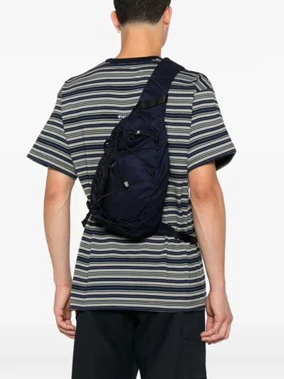 C.p. Company Nylon B Crossbody Backpack Adjustable Strap In Black