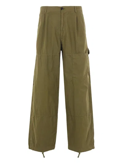 C.p. Company Cp Company Cargo Pant In Microreps Peached In Green