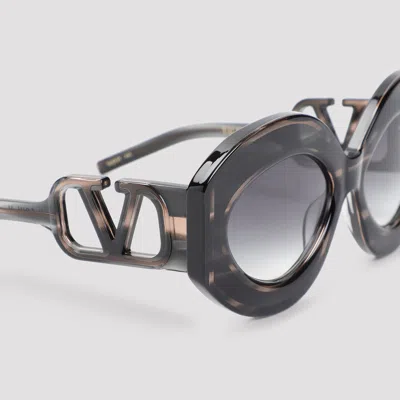Valentino Black Acetate Sunglasses