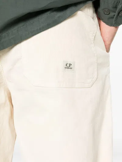 C.p. Company Cp Company Pant In Corduroy In Neutral