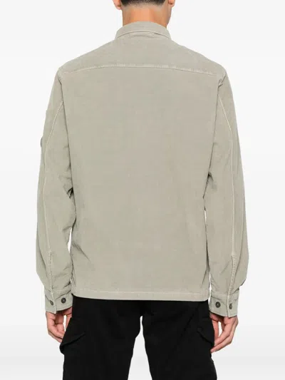 C.p. Company Cp Company Shirts Long Sleeve In Corduroy In Green