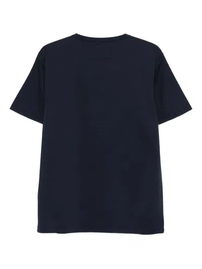 C.p. Company C.p.company Cotton T-shirt With Logo In Black