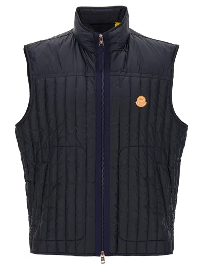 Moncler Genius X Gilga Farm By Donald Glover Tangerine Down Vest In Blue