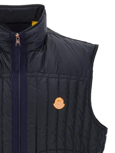 Moncler Genius X Gilga Farm By Donald Glover Tangerine Down Vest In Blue