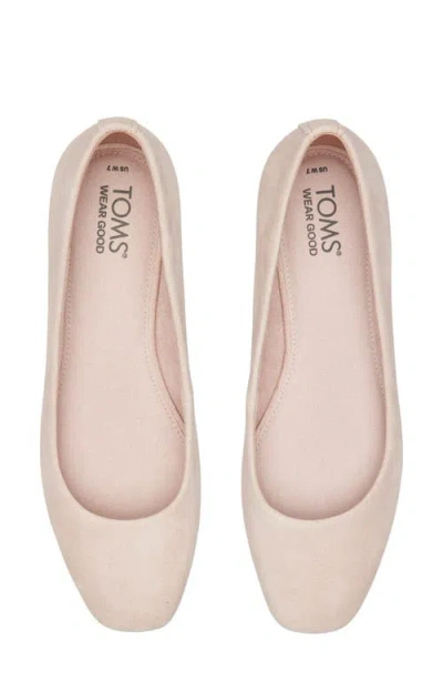 Toms Women's Briella Square Toe Ballet Flats In Pink
