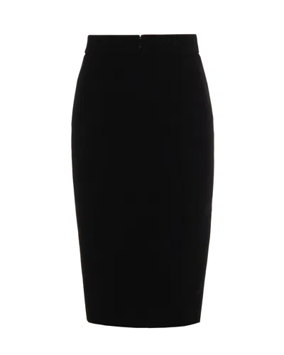 Elisabetta Franchi Pencil Skirt In Black
