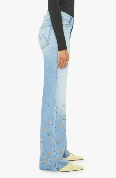 Mother Bookie Heel Bootcut Jeans In Righteous Gemstone