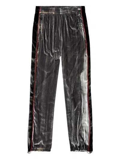 Diesel P-hay-fem Track Pants In Gray