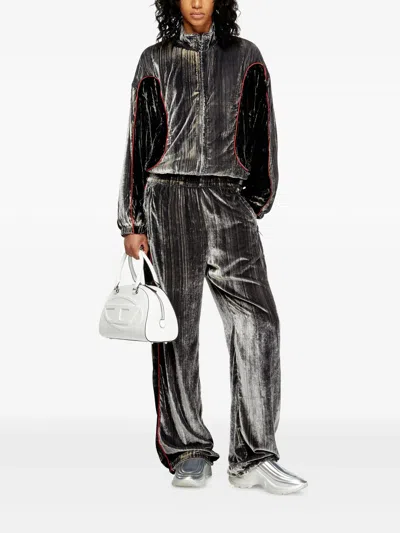 Diesel P-hay-fem Track Pants In Gray