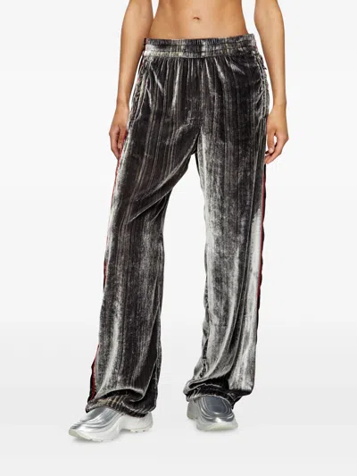 Diesel P-hay-fem Track Pants In Gray