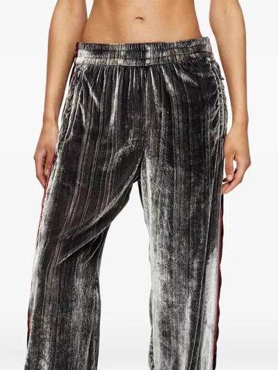 Diesel P-hay-fem Track Pants In Gray