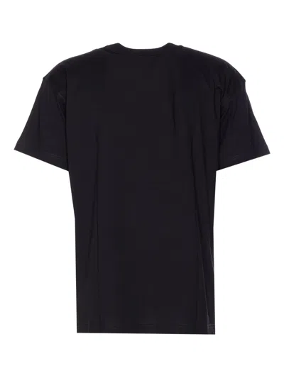 Diesel Men Crew-neck T-shirt With Print In Black