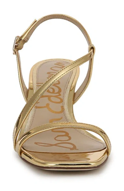 Sam Edelman Prance Slingback Sandal In Gold