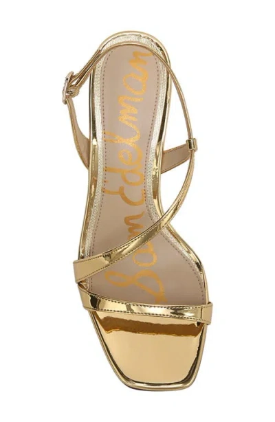 Sam Edelman Prance Slingback Sandal In Gold