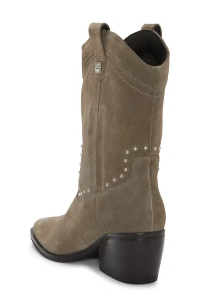 Lucky Brand Women's Cesiet Studded Cowboy Boots In Brown