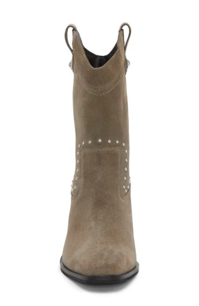 Lucky Brand Women's Cesiet Studded Cowboy Boots In Brown