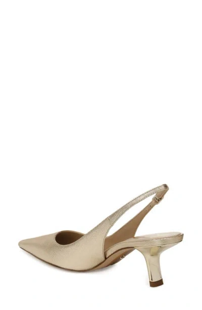 Sam Edelman Women's Bianka Sling Shoes In Gold Leaf