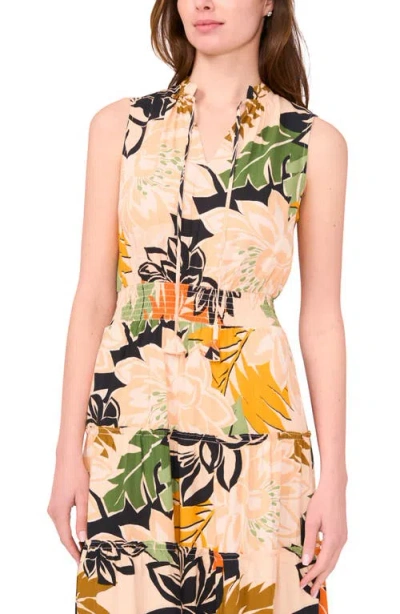 Halogen ® Tiered Smocked Maxi Dress In Multi