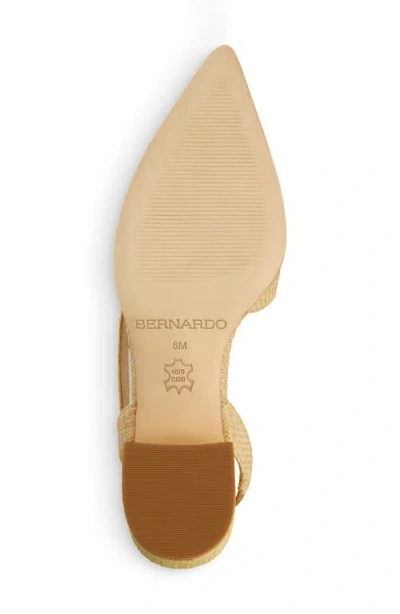Bernardo Footwear Monroe Two-tone Slingback Pump
