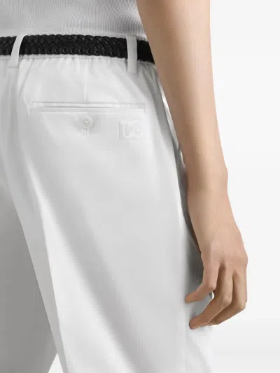 Dolce & Gabbana Straight-leg Trousers In Gray