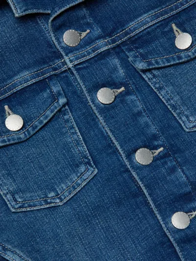 L'agence Maven Denim Jacket In Blue