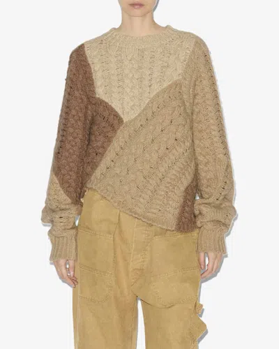 Isabel Marant Étoile Isabel Marant Etoile Patchwork Daryl Sweater In Gray