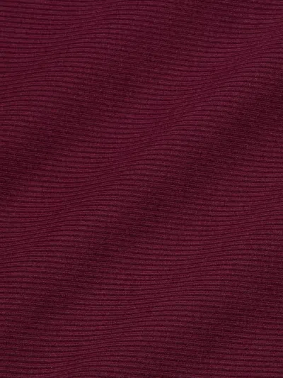 L'agence Nica Scoop-neck Ribbed Bodysuit In Burgundy