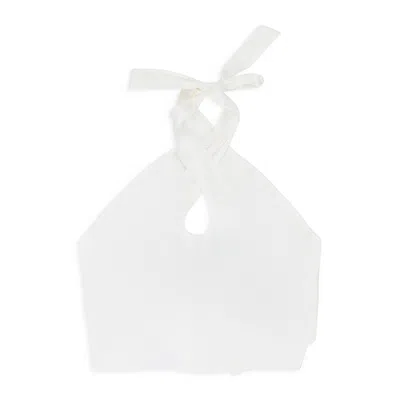 Rhude White Cross-tie Blouse