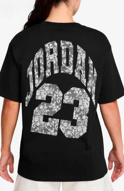 Jordan Mpv Cotton Graphic T-shirt In Black