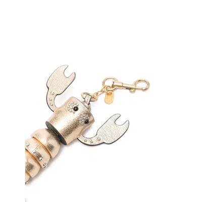 Anya Hindmarch Keyring In Metallic