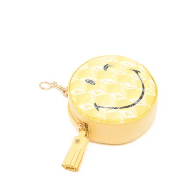 Anya Hindmarch Small Leather Goods In Yellow