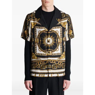 Balmain Shirt With Logo In Multi