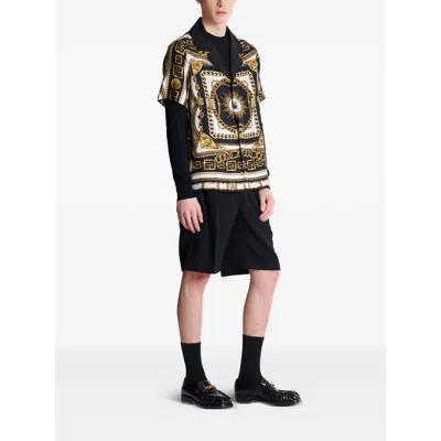 Balmain Shirt With Logo In Multi