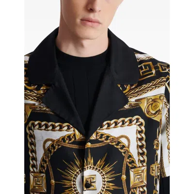 Balmain Shirt With Logo In Multi