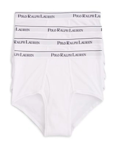 Polo Ralph Lauren Men's Underwear, Classic Cotton Low Rise Brief 4 Pack In  White | ModeSens
